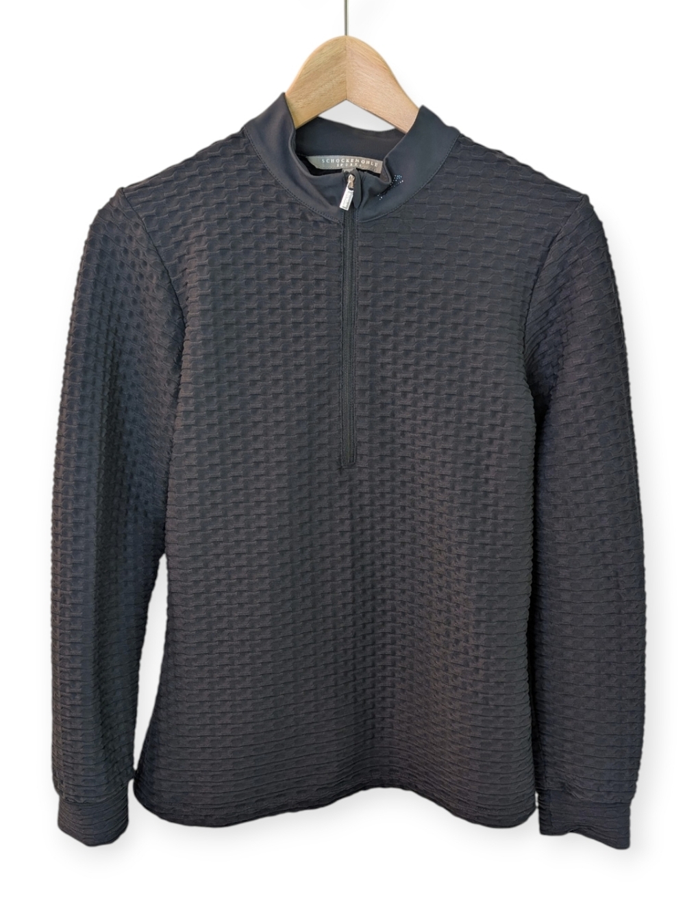 Schockemohle Sports Sphedy 1/4 Zip Shirt Black Medium